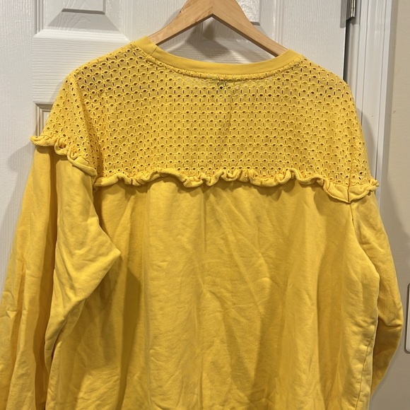 Crown and Ivy Yellow Top size 3X - Picture 5 of 6